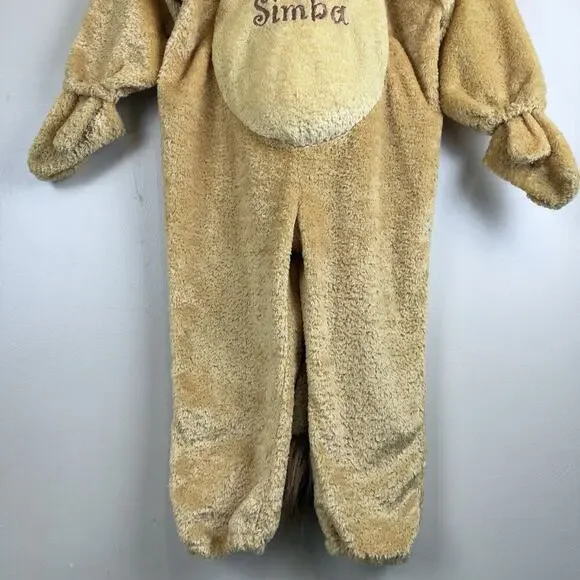 Simba Lion King Disney Kids Childs Jumpsuit Costume Halloween - XS Extra Small - Picture 3 of 12